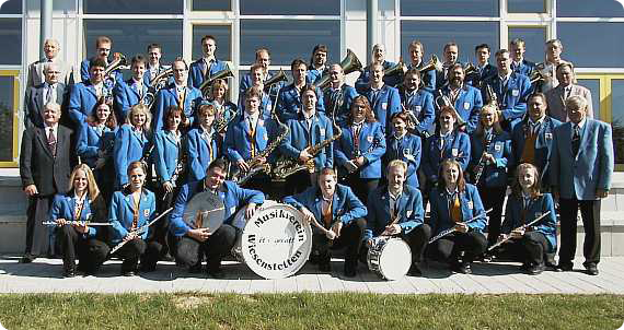 Musikerbild vom Musikverein Wiesenstetten 2002