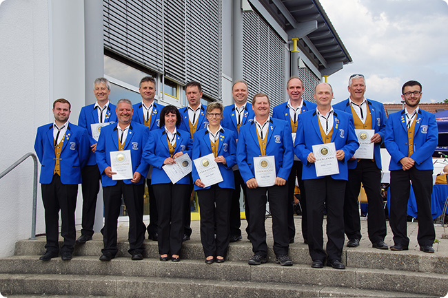 Musikerbild vom Musikverein Wiesenstetten 2016